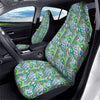 Maze Checkered Print Pattern Car Seat Covers-grizzshop