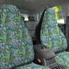 Maze Checkered Print Pattern Car Seat Covers-grizzshop