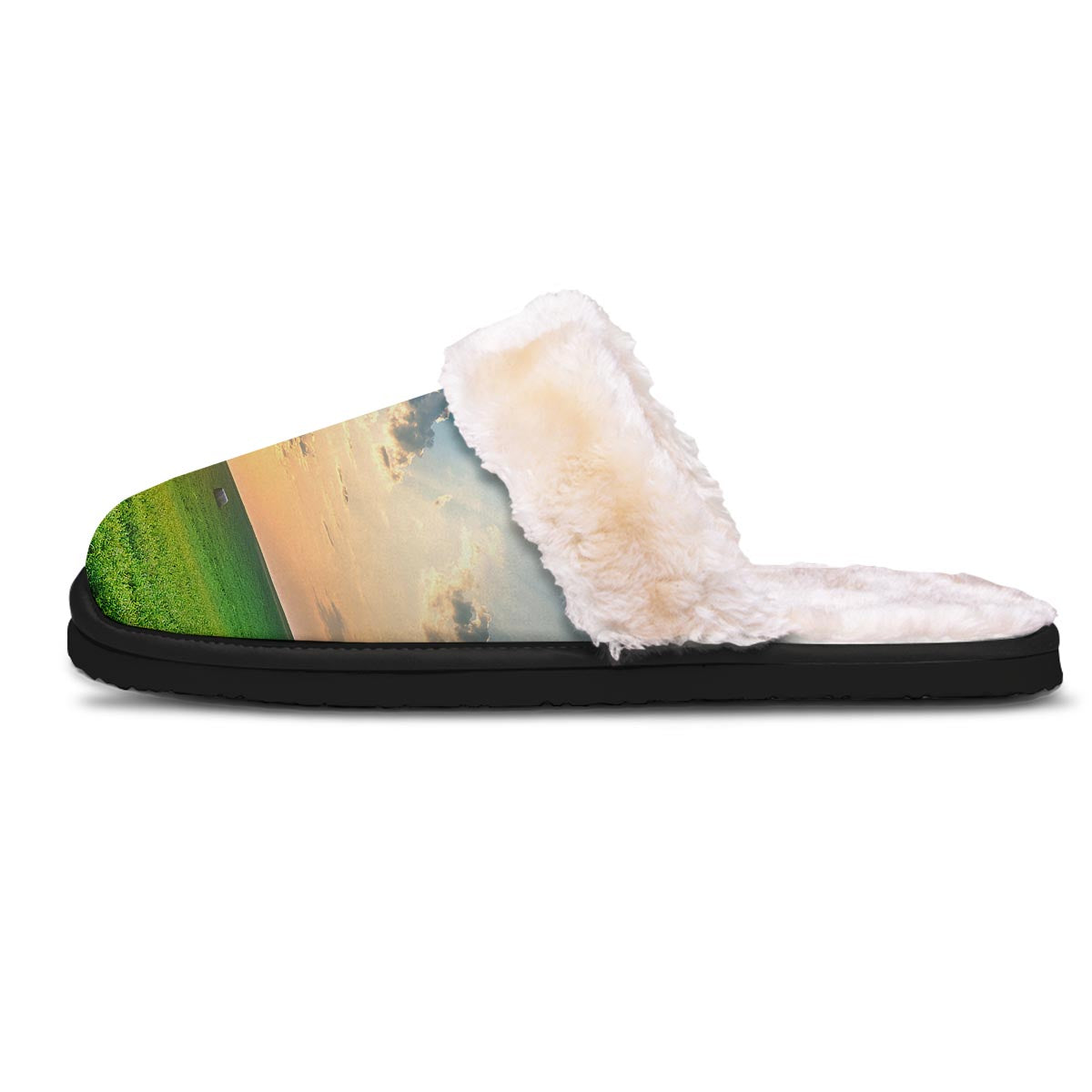 Meadow Sunrise Print Slippers-grizzshop
