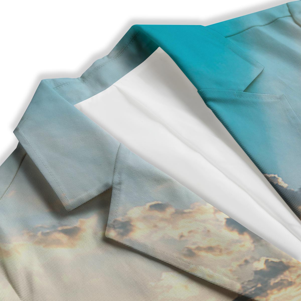 Meadow Sunrise Print Women's Blazer-grizzshop