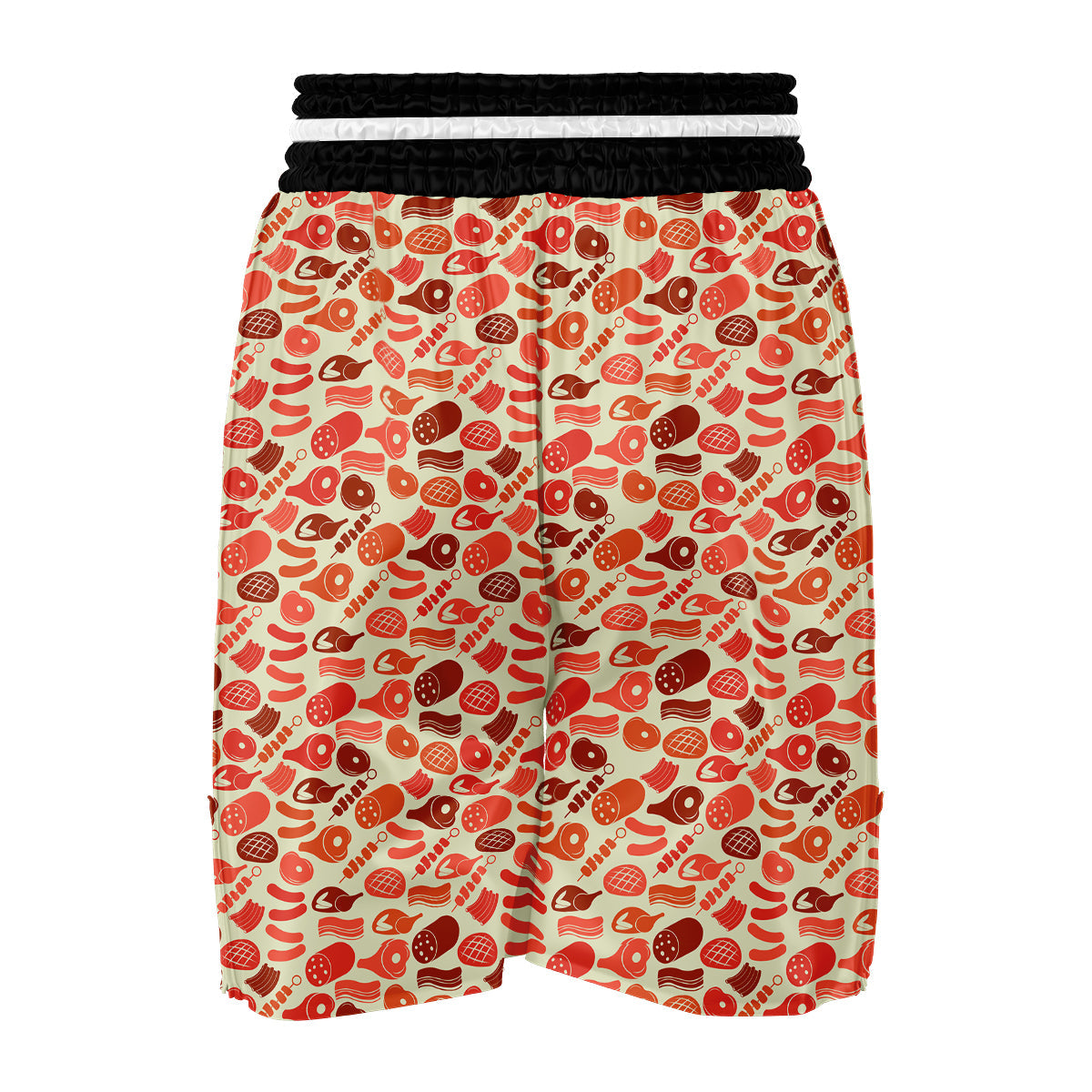 Meat Beef Pork Print Pattern Boxing Shorts-grizzshop