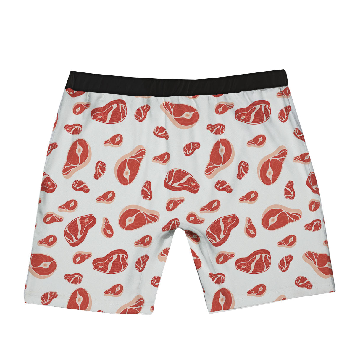Meat Print Pattern Boxer Briefs-grizzshop