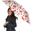 Meat Red Print Pattern Umbrella-grizzshop