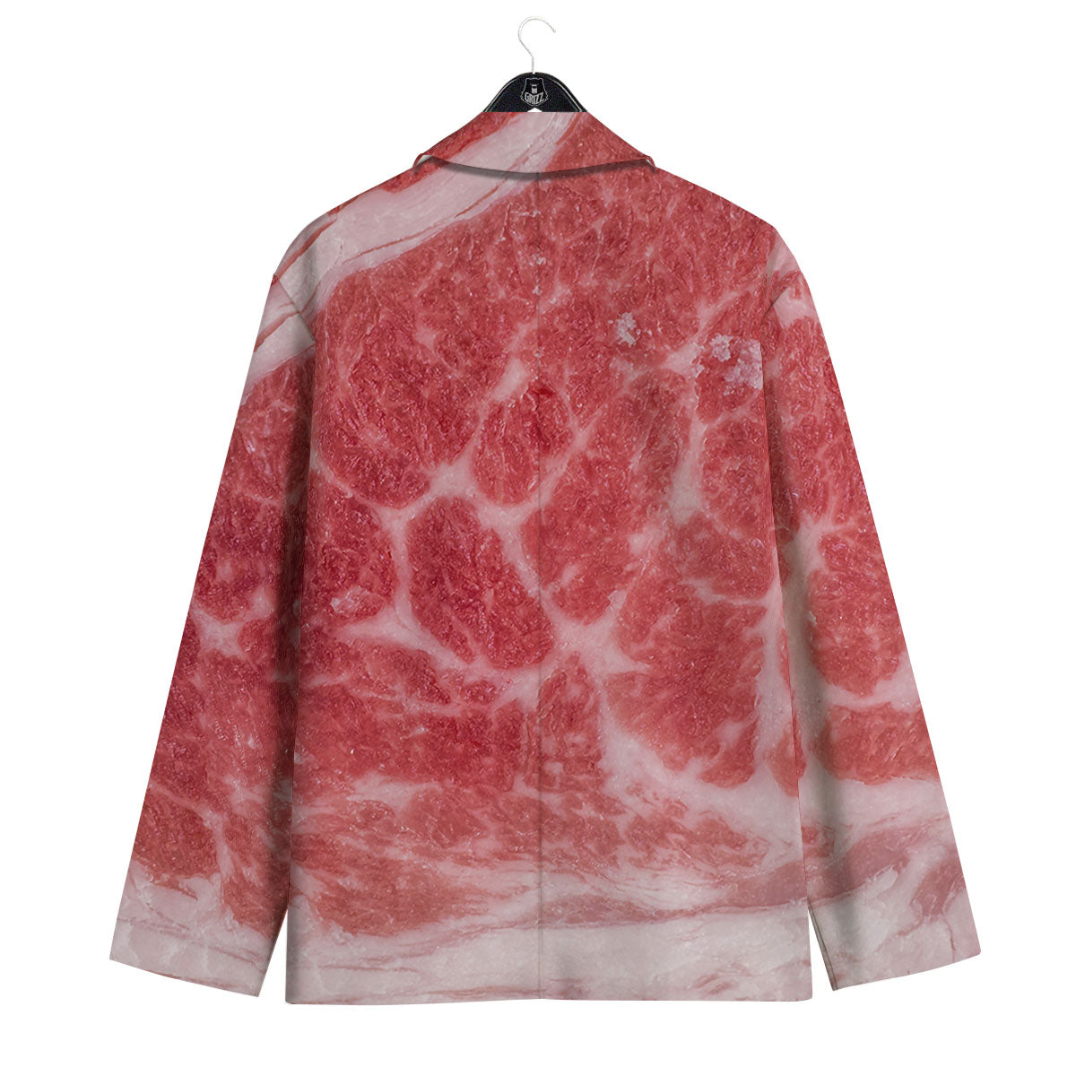 Meat Wagyu Beef Print Men's Sport Coat-grizzshop