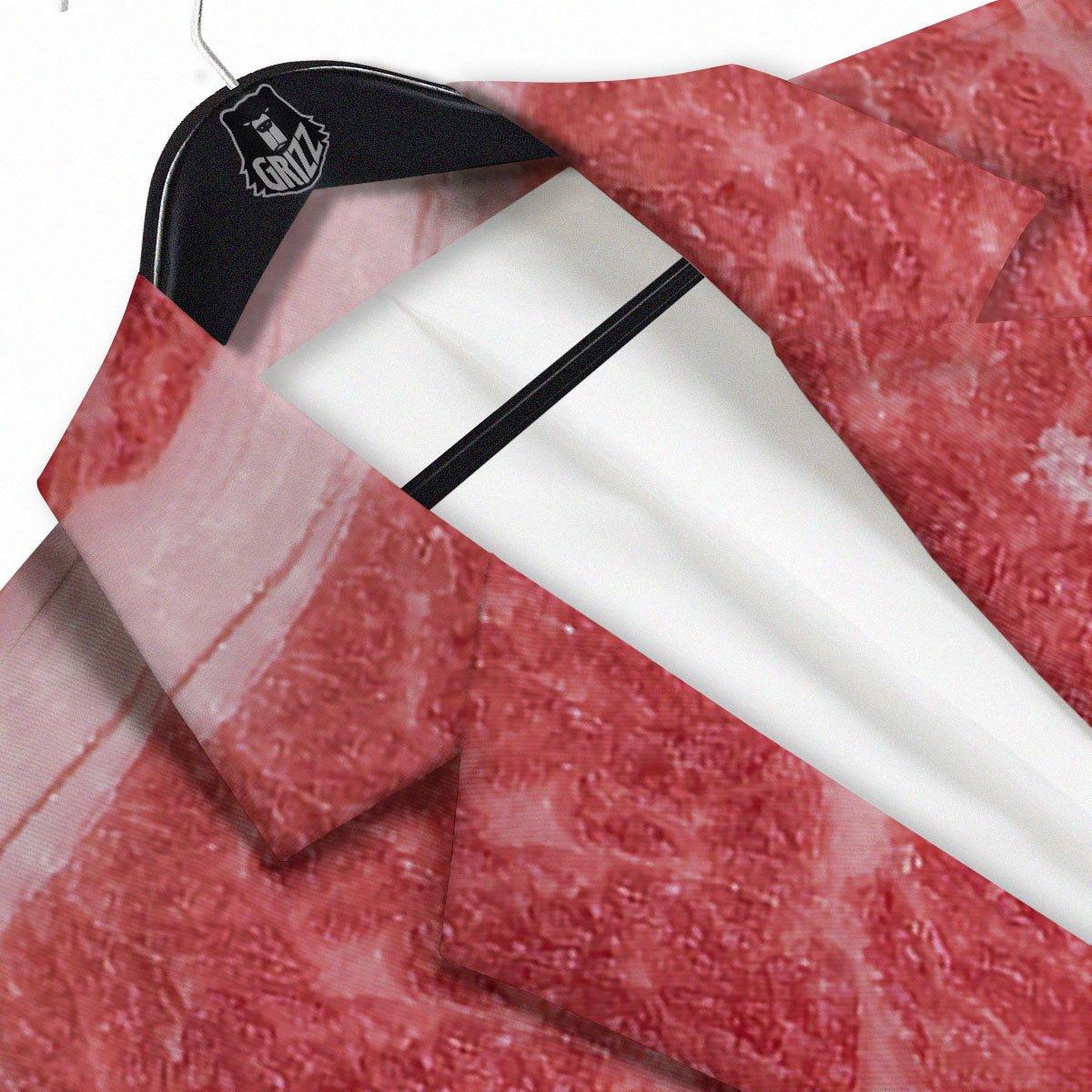 Meat Wagyu Beef Print Men's Sport Coat-grizzshop