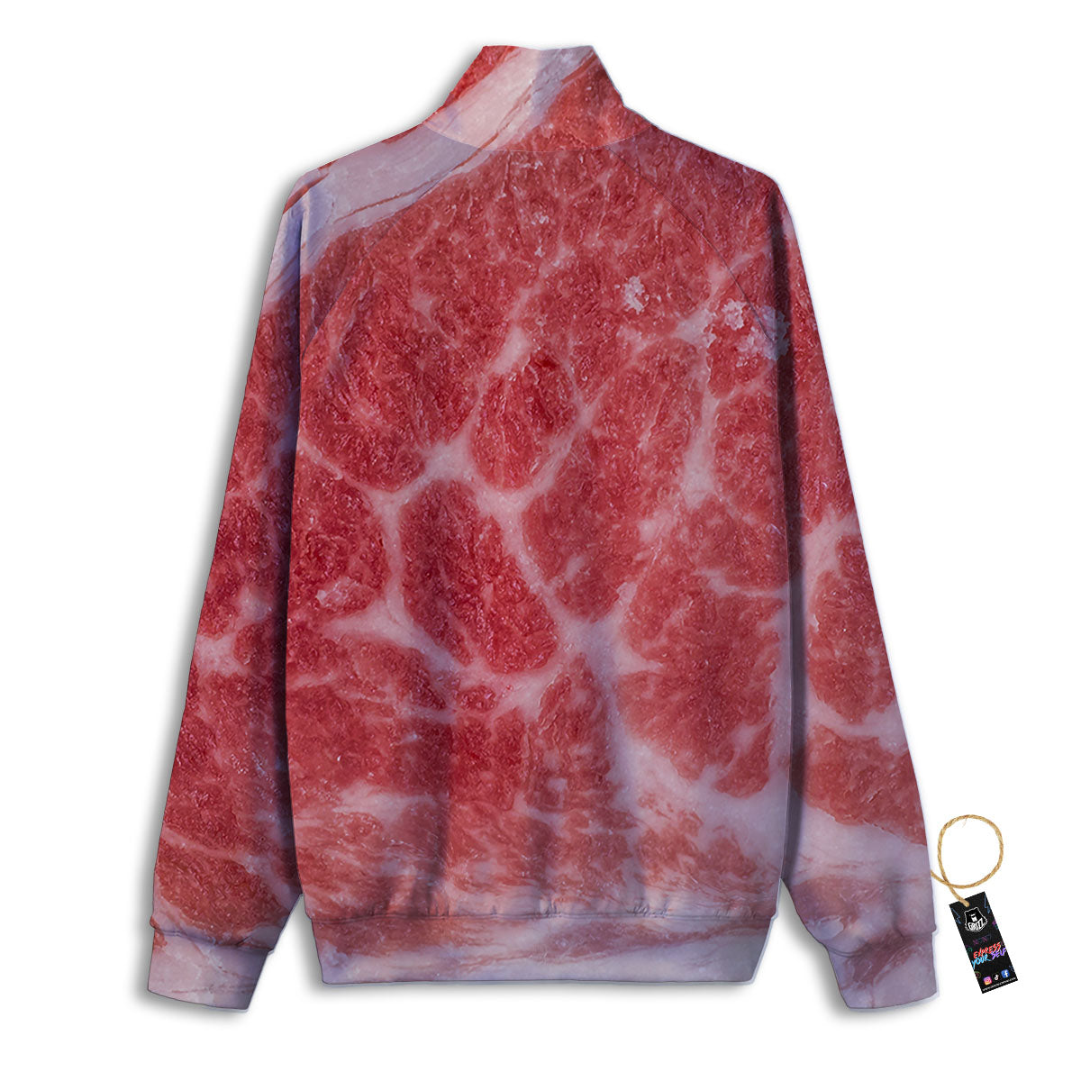 Meat Wagyu Beef Print Track Jacket-grizzshop
