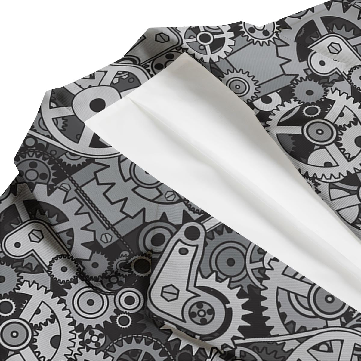 Mechanic Print Pattern Men's Blazer-grizzshop