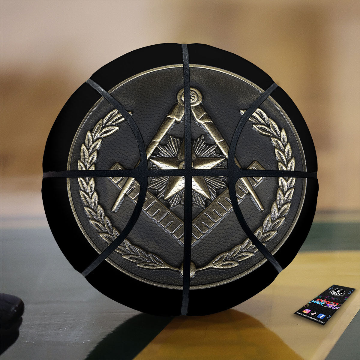Medal Freemasonry Print Basketball-grizzshop