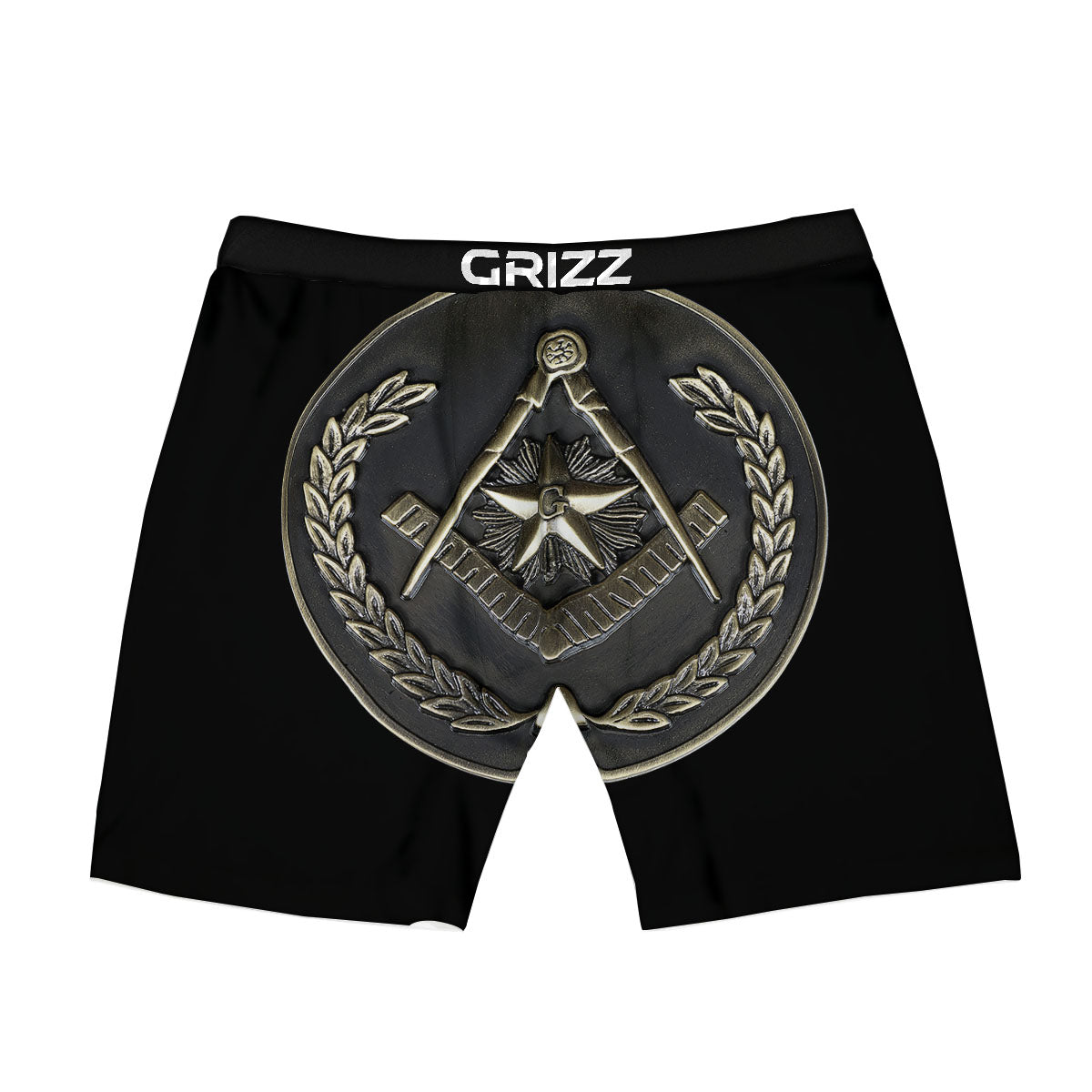 Medal Freemasonry Print Boxer Briefs-grizzshop