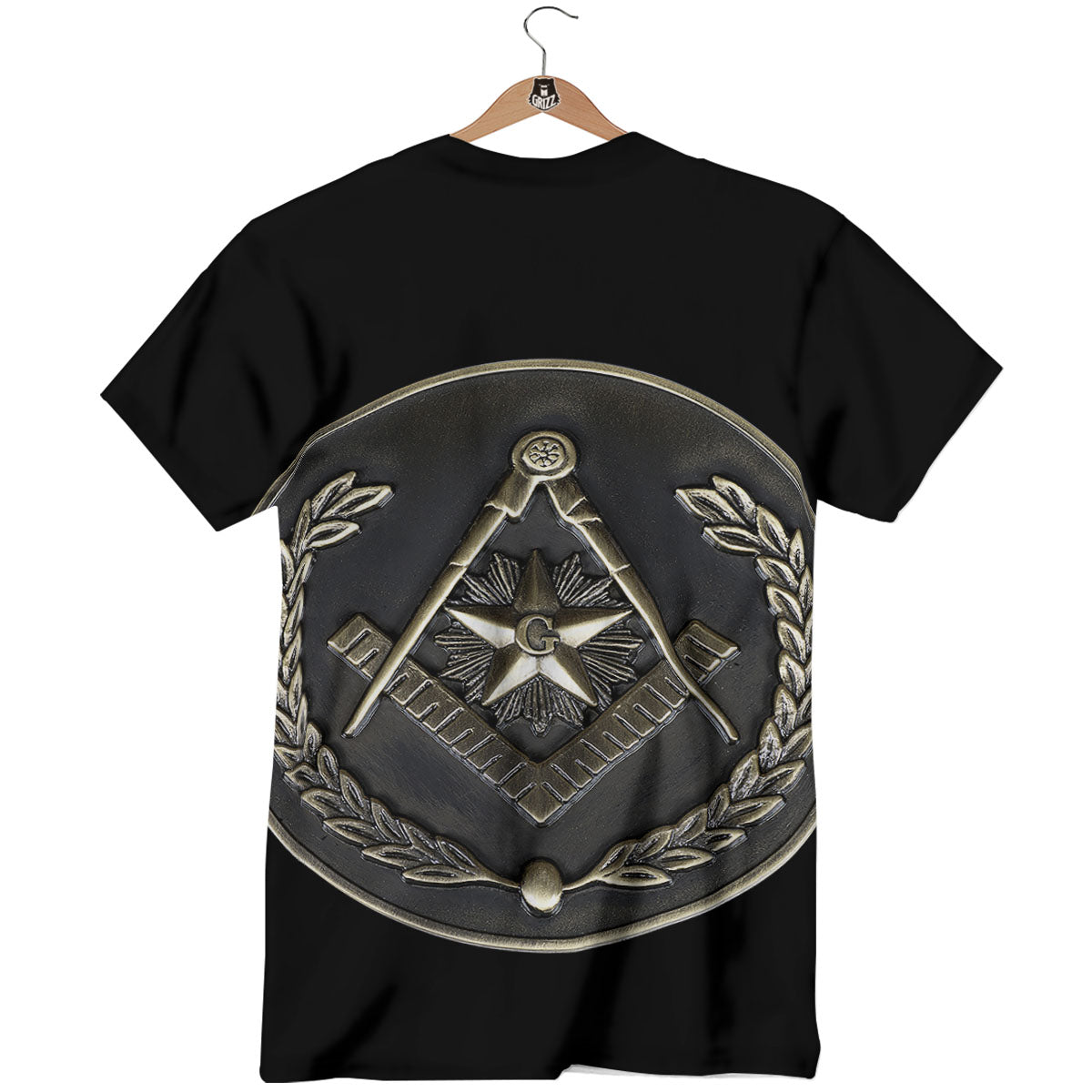Medal Freemasonry Print T-Shirt-grizzshop