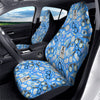 Medical Optometry Accessory Blue Print Pattern Car Seat Covers-grizzshop