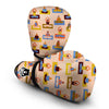 Meditation Yoga Print Pattern Boxing Gloves-grizzshop