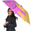 Melted Ice Cream Pink Print Umbrella-grizzshop