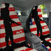 Memorial War American Flag Print Car Seat Covers-grizzshop