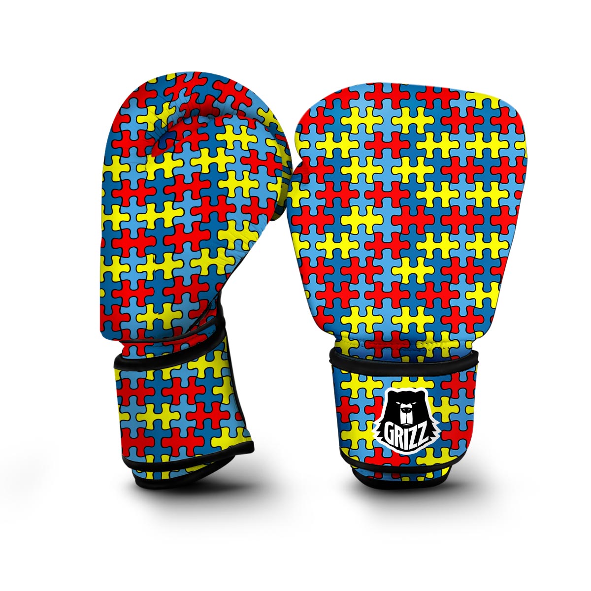 Merchandise Autism Awareness Boxing Gloves-grizzshop