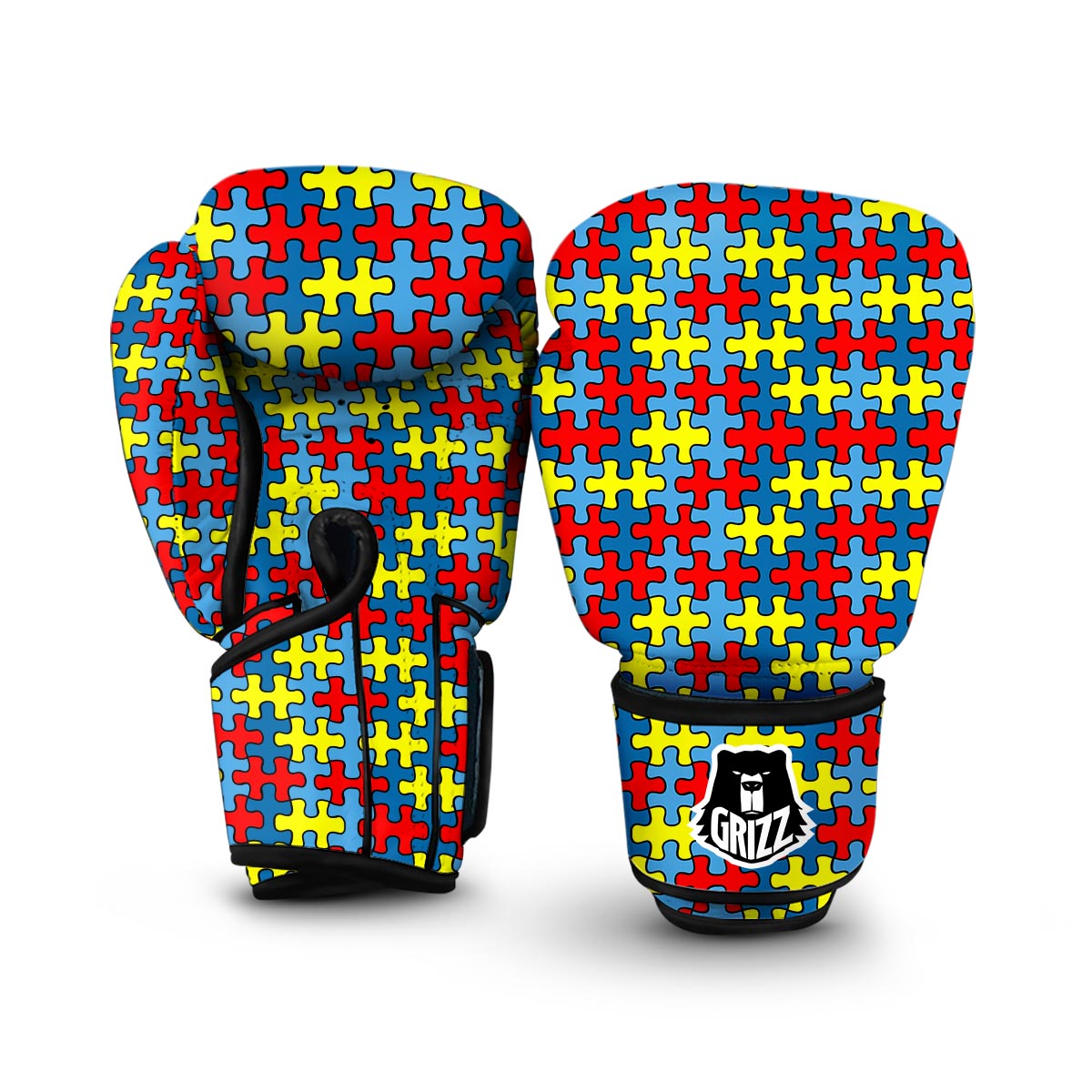 Merchandise Autism Awareness Boxing Gloves-grizzshop