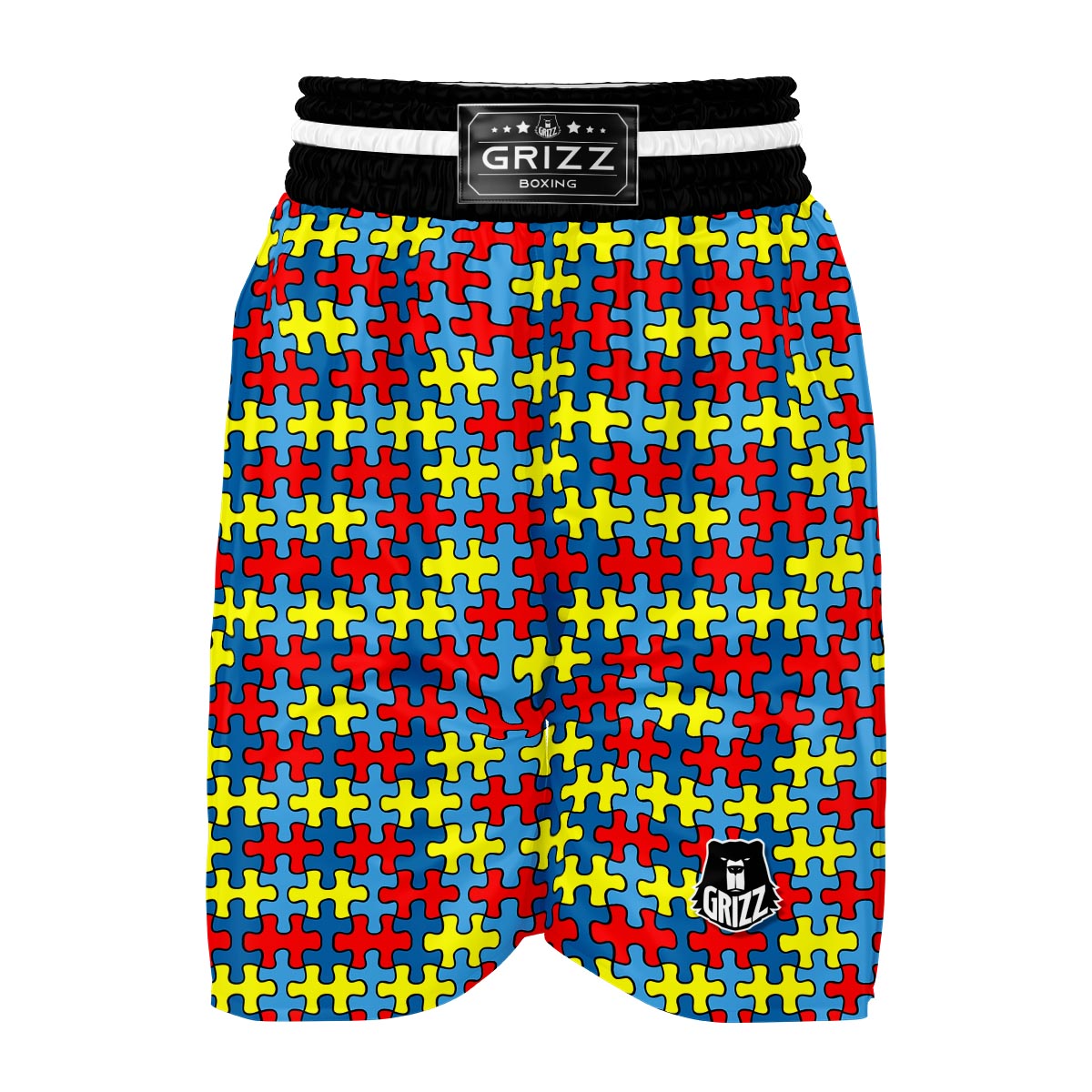 Merchandise Autism Awareness Boxing Shorts-grizzshop