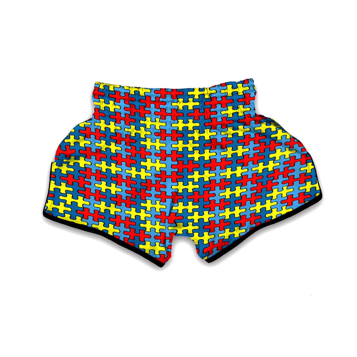 Merchandise Autism Awareness Muay Thai Boxing Shorts-grizzshop