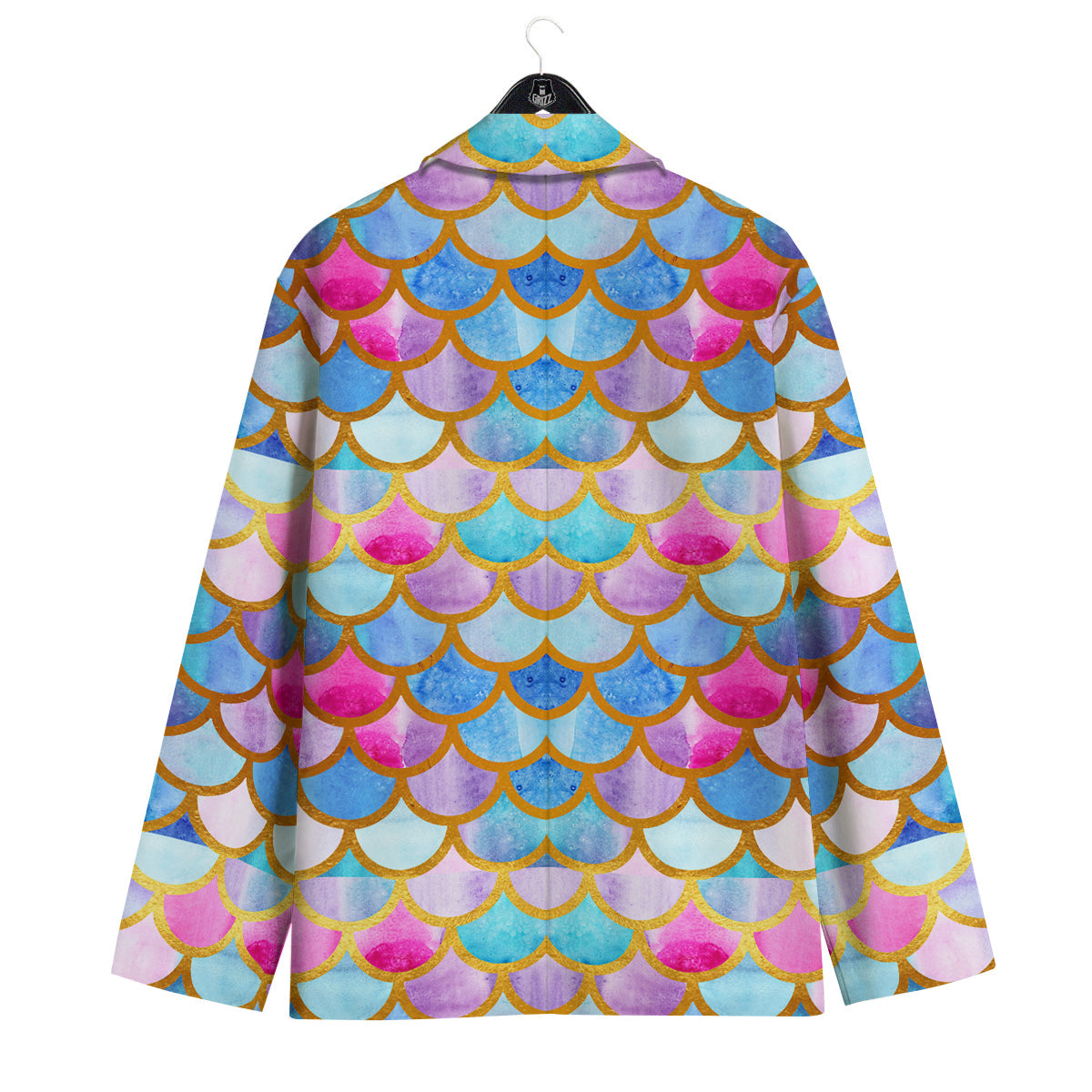 Mermaid Colorful Print Pattern Men's Sport Coat-grizzshop