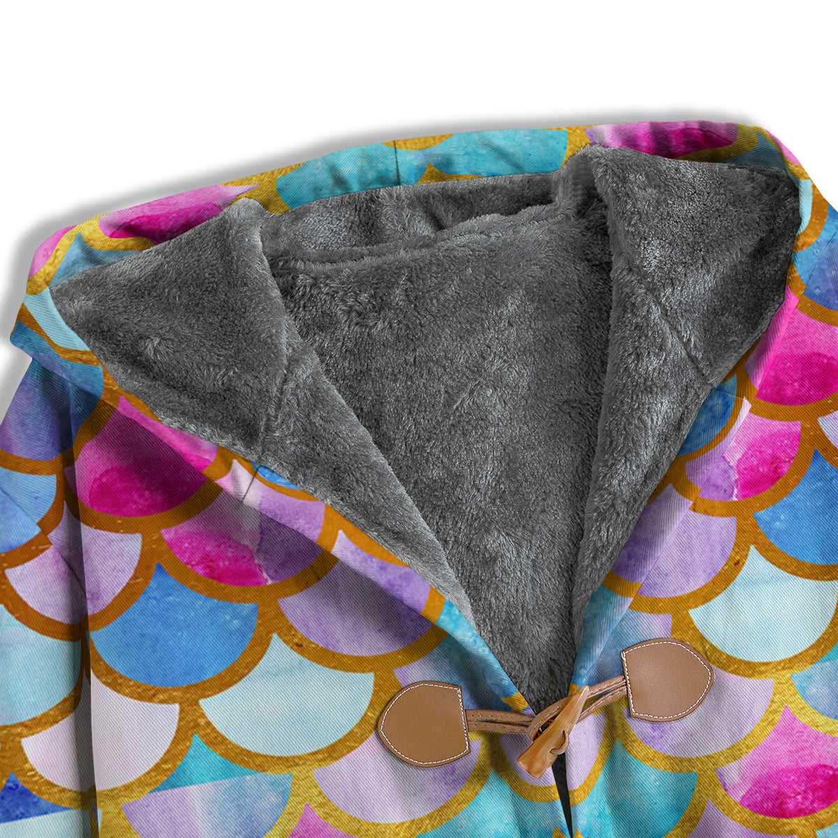 Mermaid Colorful Print Pattern Men's Windbreaker Jacket-grizzshop