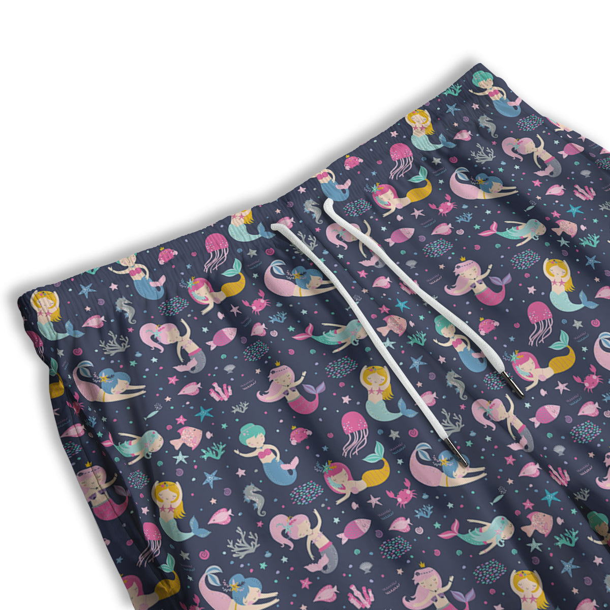 Palm Leaf Night Tropical Print Pattern Men's Athletic Shorts