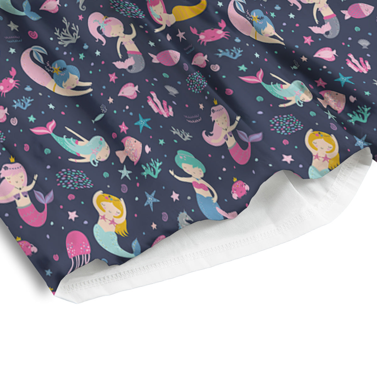 Palm Leaf Night Tropical Print Pattern Men's Athletic Shorts