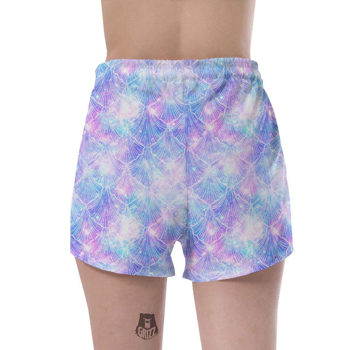 Mermaid Galaxy Space Women's Shorts-grizzshop