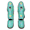 Mermaid Pattern Print Muay Thai Shin Guards-grizzshop