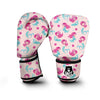 Mermaid Pink Pattern Print Boxing Gloves-grizzshop