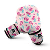 Mermaid Pink Pattern Print Boxing Gloves-grizzshop