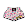 Mermaid Pink Pattern Print Muay Thai Boxing Shorts-grizzshop