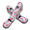 Mermaid Pink Pattern Print Muay Thai Shin Guards-grizzshop