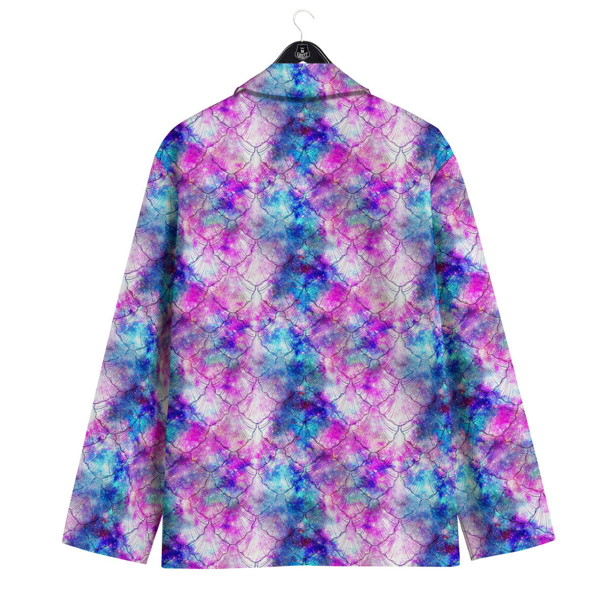 Mermaid Scales Galaxy Print Pattern Men's Sport Coat-grizzshop