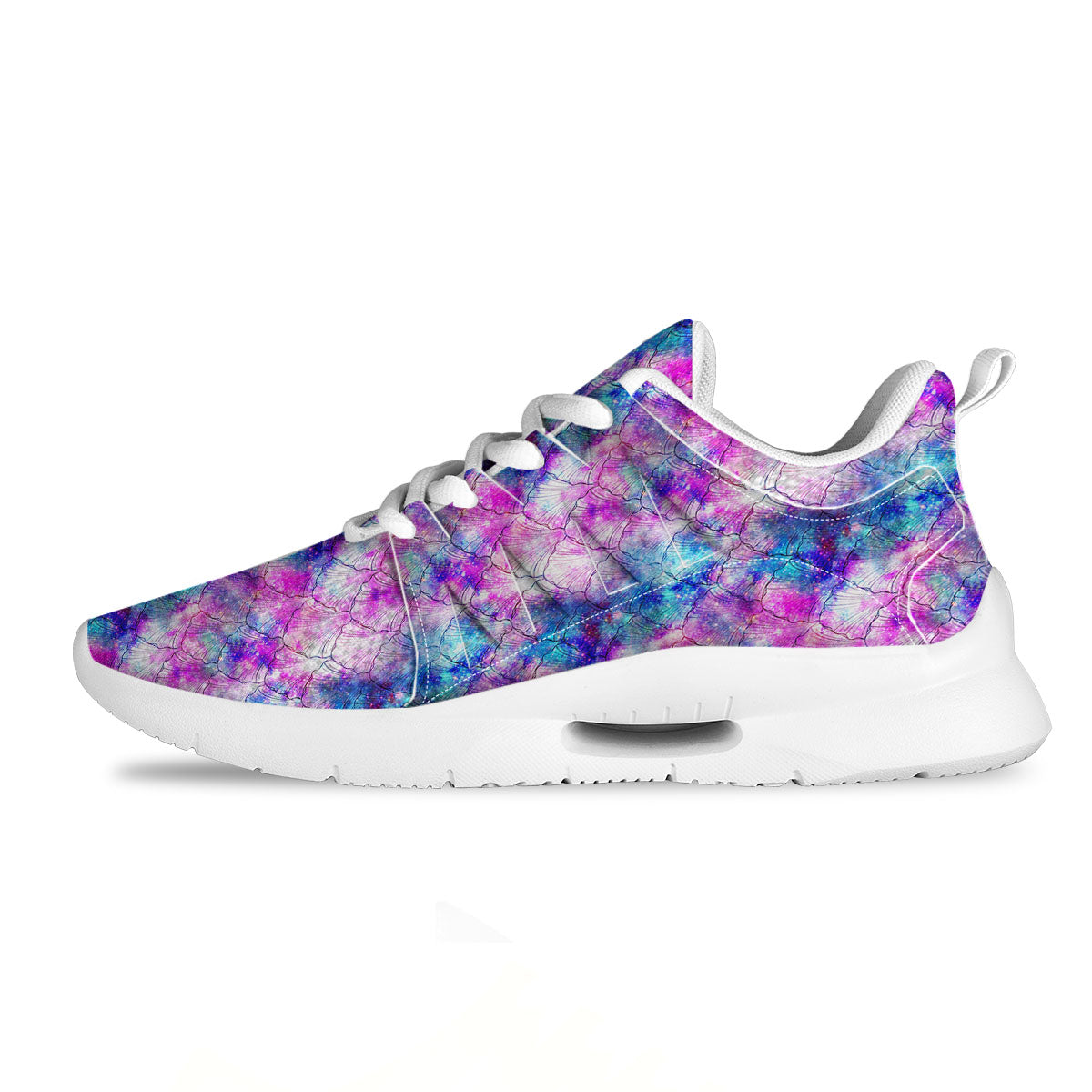 Mermaid Scales Galaxy Print Pattern Tennis Shoes-grizzshop