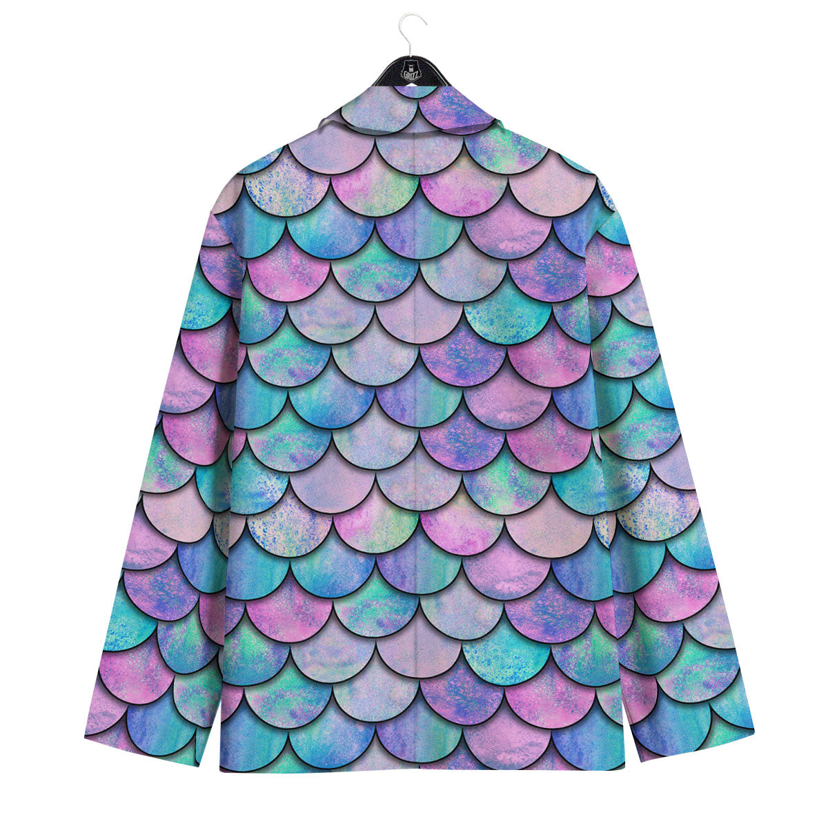 Mermaid Scales Pink And Teal Print Pattern Men's Sport Coat-grizzshop