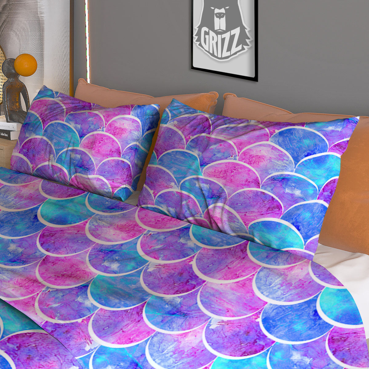 Moving Optical Illusion Yellow Big Bang Duvet Cover Bedding Set