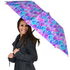 Mermaid Scales Sea Blue Print Pattern Umbrella-grizzshop