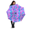 Mermaid Scales Sea Blue Print Pattern Umbrella-grizzshop