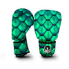 Mermaid Scales Teal Green Boxing Gloves-grizzshop