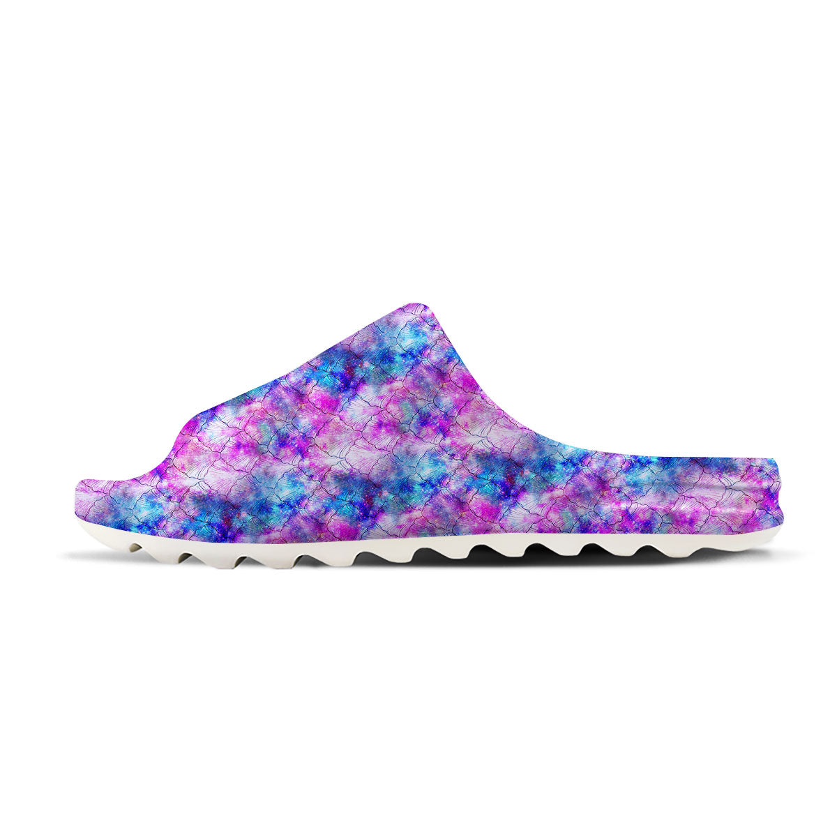 Mermaid Scales Galaxy Print Pattern Sandals-grizzshop