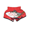 Merry Christmas Bird Muay Thai Boxing Shorts-grizzshop