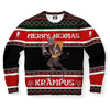 Merry Hexmas Krampus Ugly Christmas Sweater-grizzshop