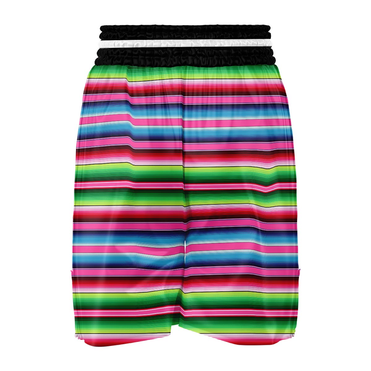 Mexican Blanket Baja Serape Pattern Print Boxing Shorts-grizzshop