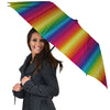 Mexican Rainbow Knitted Print Pattern Umbrella-grizzshop