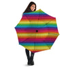 Mexican Rainbow Knitted Print Pattern Umbrella-grizzshop