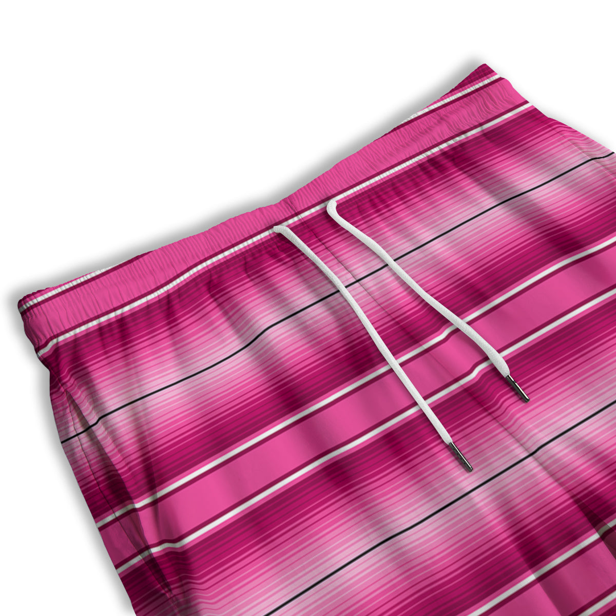 Mexican Serape Pink Print Men's Athletic Shorts