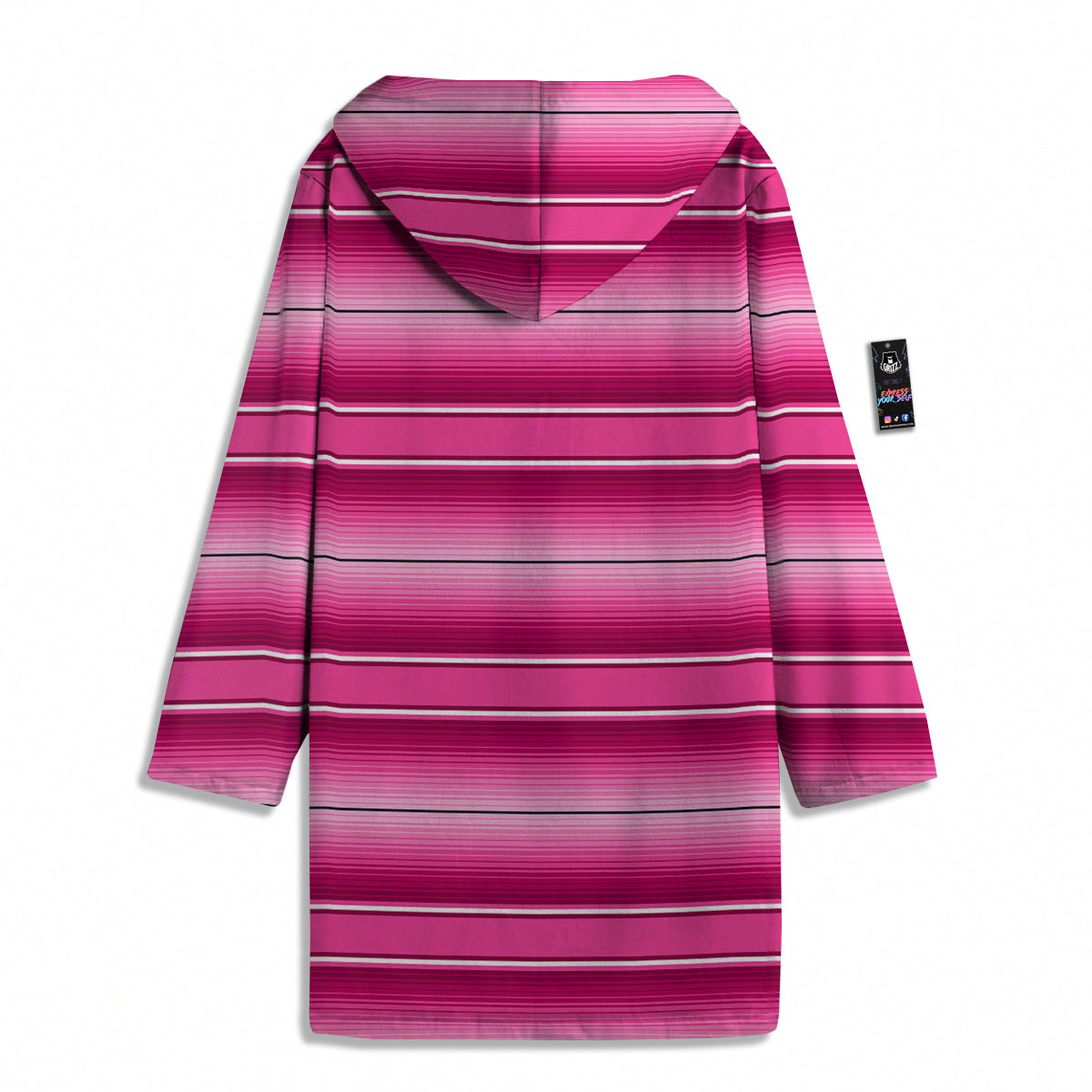Mexican Serape Pink Print Men's Windbreaker Jacket-grizzshop