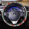 Mexican Serape Sugar Skull Print Pattern Car Steering Wheel Cover-grizzshop