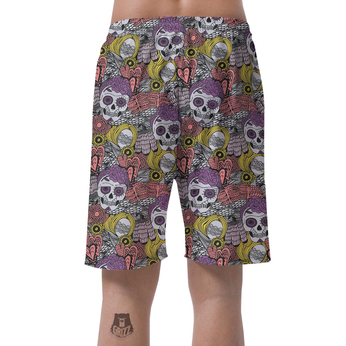 Mexican Skull Men's Shorts-grizzshop