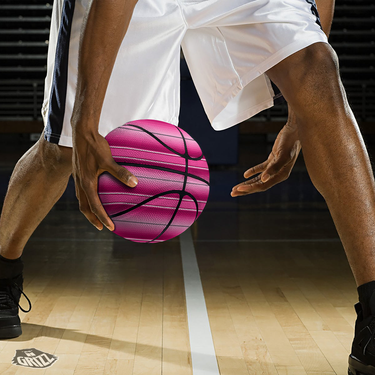 Mexican Serape Pink Print Basketball